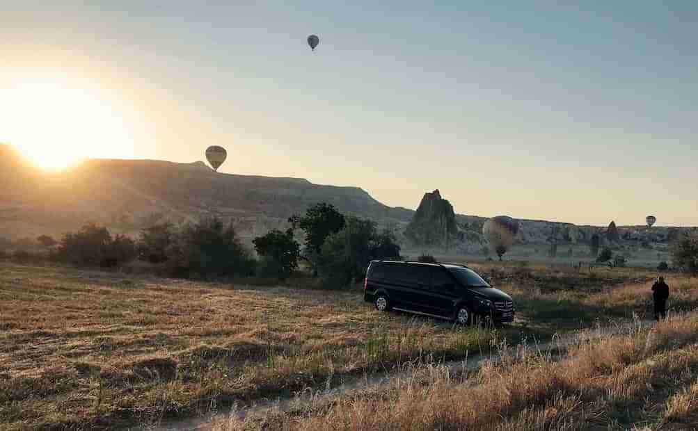 Car rental with driver Antalya to Cappadocia